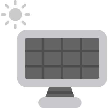 Bilgisayar. Web simgesi basit illüstrasyon