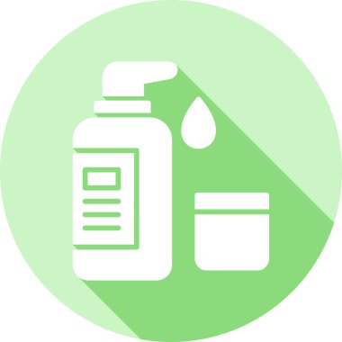 Yağ şişesi. Basit resimleme