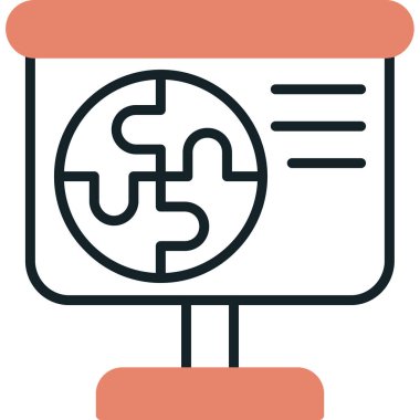 seo modern simgesinin vektör illüstrasyonu