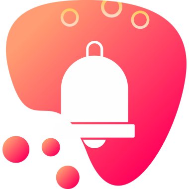 Şef şapkasının basit bir simgesi, vektör illüstrasyonu