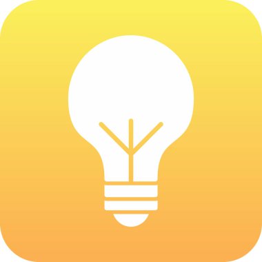 Ampul ikonlu bir ampul