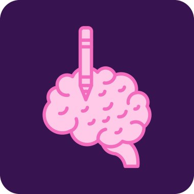 Kalemle beyin ve el.