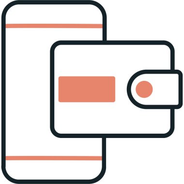 Kredi kartı ikonu vektör illüstrasyonu