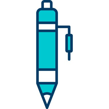 Şeffaf bir arkaplanda kalem vektör çizimi. Birinci kalite semboller. Konsept ve grafik tasarım için ince çizgi simgesi.