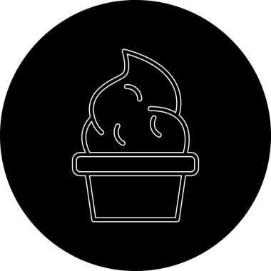 dondurma vektör simgesi