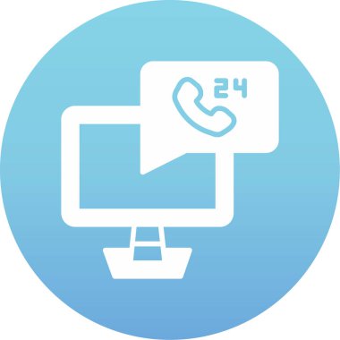 çağrı simgesi, vektör illüstrasyonu