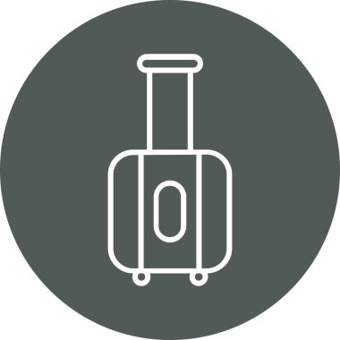 Seyahat simgesinin vektör illüstrasyonu