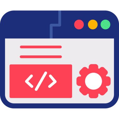 Kodlama geliştirme programlama simgesi