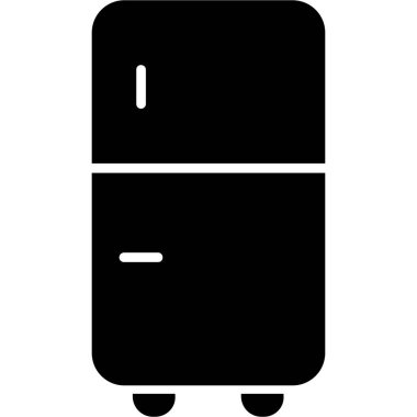 Buzdolabı ikonu. Çizim. düz vektör biçimi