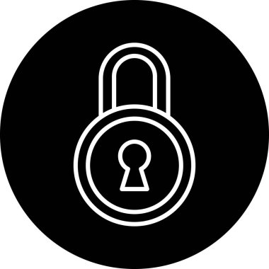ikon vektör illüstrasyonunu kilitle