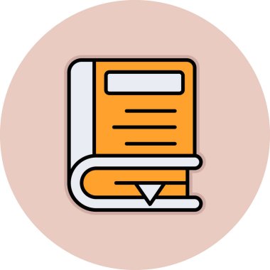 belge dosya simgesi. özet belge vektör rengi düz izole