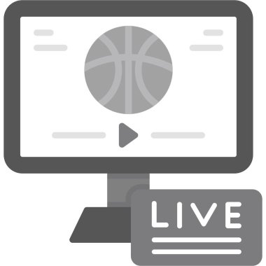 Basketbolcu ikonu. düz tasarım çizimi beyaz arkaplanda izole edildi.