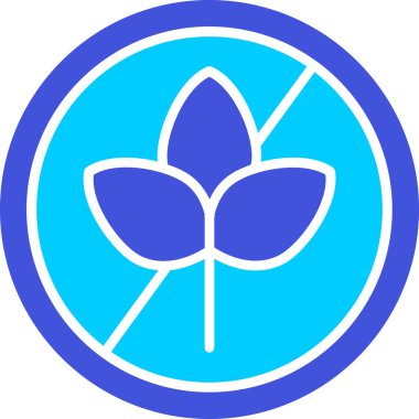 Yaprak. Web simgesi basit illüstrasyon