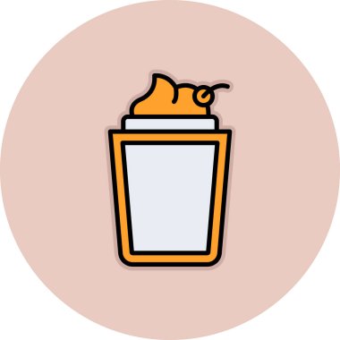 İlaç şişesi vektör simgesi