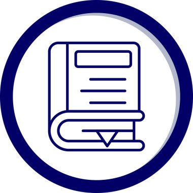 Belge. Web simgesi basit illüstrasyon