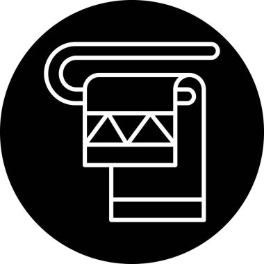 Yangın hortumu. Basit illüstrasyon