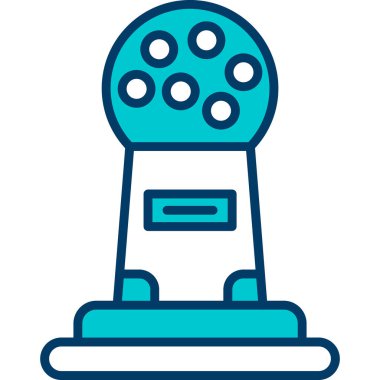 robot ikon vektör illüstrasyonu