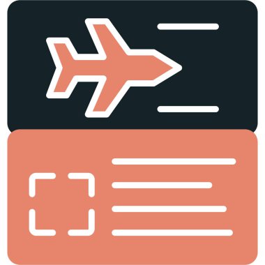 Bilet. Web simgesi basit illüstrasyon