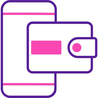 Kredi kartı simgesinin vektör çizimi