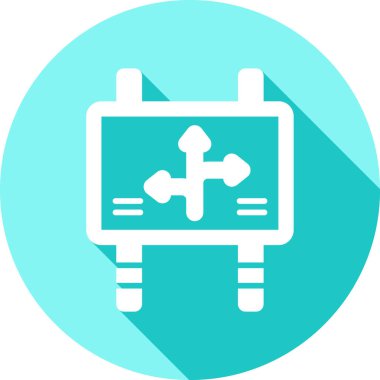 Bir simgenin vektör illüstrasyonu