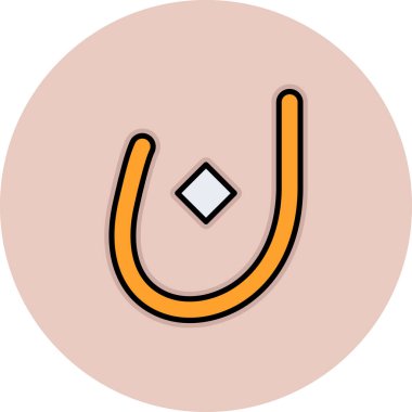 Modern simgenin vektör illüstrasyonu