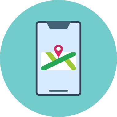 konum haritası simgesi simgesi