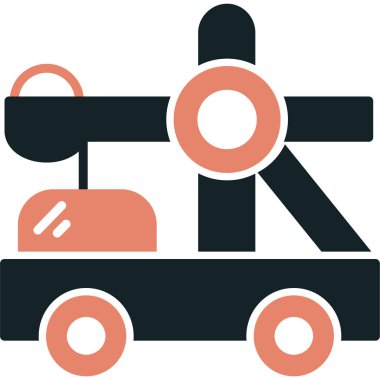 Kamyon. Web simgesi basit illüstrasyon