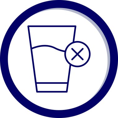 içecek web simgesi yok, basit vektör illüstrasyonu