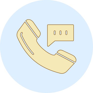 Telefon. Web simgesi basit tasarım