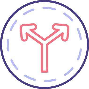 Bir insan işaretinin vektör illüstrasyonu