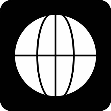 küresel dünya simgesi, basit biçim