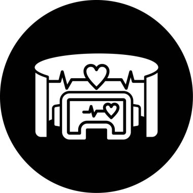 Modern b 'nin vektör illüstrasyonu tıbbi simgeden yoksun