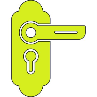 Anahtar simgesi vektör illüstrasyonu