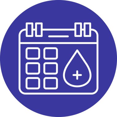 Benzin istasyonu simgesinin vektör illüstrasyonu