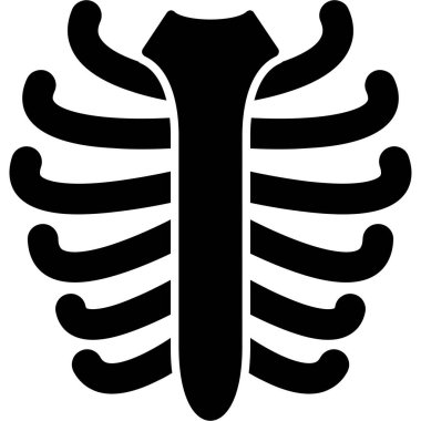 İskelet simge vektör çizim