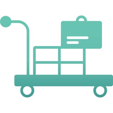 Teslimat kamyonu vektör ikonu. Grafik ve web tasarımı için izole edilmiş basit illüstrasyon.