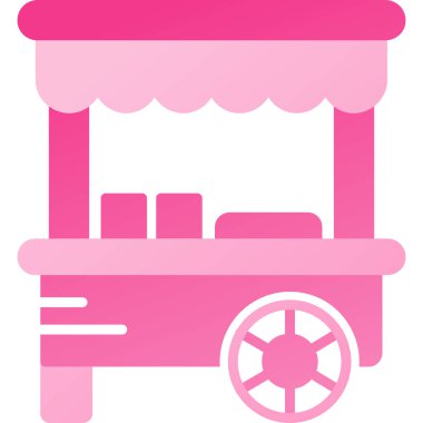 Dükkan. Web simgesi basit illüstrasyon