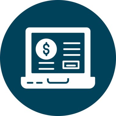 Dolar işareti vektör simgesi modern resimleme