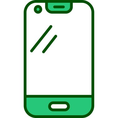 Telefon simgesi vektör illüstrasyonu