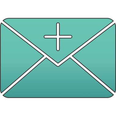 zarf harf vektör illüstrasyonu