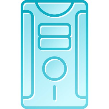 Su damlası ikonu. Web için su bırakma vektör simgesinin özet çizimi