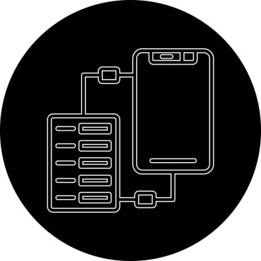 Modern b 'nin vektör illüstrasyonu eksik simgesi