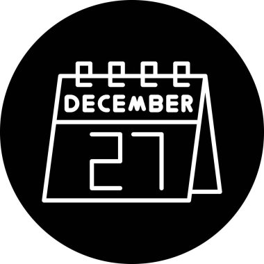 Takvim simgesi vektör illüstrasyonu