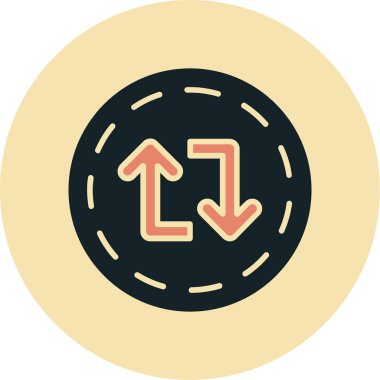 ok vektörü simgesi modern basit illüstrasyon