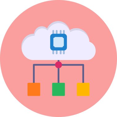 şebeke. Web simgesi basit illüstrasyon