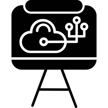 Bulut hesaplama. Web simgesi