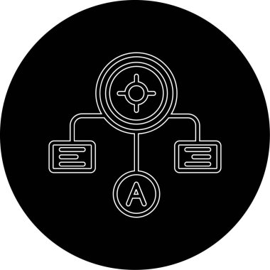 seo modern simgesinin vektör illüstrasyonu