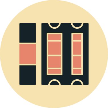 Kitap. Web simgesi basit illüstrasyon