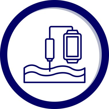 Kan bağışı ikonu vektör illüstrasyonu