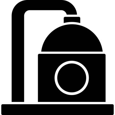 Tek bir izole simgenin vektör illüstrasyonu